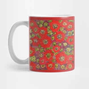 red flowers Mug